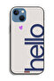 Apple iPhone 13 Protective Case Hello - 2