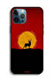 جراب حماية لجهاز Apple iPhone 12 Pro Max بتصميم غزال وقمر - 2