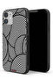 Apple iPhone 11 Protective Case Circles Illusion Pattern