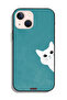 جراب حماية لجهاز Apple iPhone 13 mini بتصميم قطة - 2