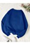 Large Size Cycling Neck Printed Sweatshirt - 2