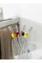 Glass Figured Straw Handmade Fruit Figured Glass Straw Set of 6 - 4