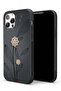 غطاء حماية لجهاز Apple iPhone 11 Pro Max بتصميم زهور ماسية