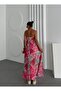 Sequin Printed Thin Strap Maxi Dress-Xl - Green - 6