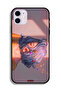 جراب حماية لجهاز Apple iPhone 12 بتصميم فتاة وفن الفضاء - 2