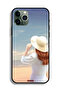 غطاء حماية لجهاز Apple iPhone 11 Pro Max بتصميم قبعة فتاة واقفة - 2