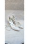 Women's Iris Flowered Pearl Heels 👠   Evening Dress Shoes - 6