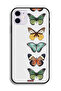 غطاء حماية لجهاز Apple iPhone 12 بنقشة أربع فراشات - 2