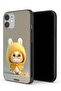 جراب حماية لجهاز Apple iPhone 12 بتصميم أرنب صغير