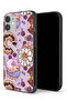 غطاء حماية لجهاز Apple iPhone 12 بتصميم فن الدونات