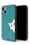 جراب حماية لجهاز Apple iPhone 13 mini بتصميم قطة