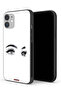 جراب حماية لجهاز Apple iPhone 12 برسومات عيون فنية