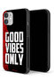 جراب حماية لجهاز Apple iPhone 12 - Good Vibes فقط