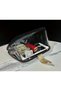 Velvet Black Evening Dress Clutch with Gold Leaf Detail - 4