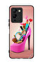 غطاء حماية لهاتف Infinix Note 12 G96 حذاء مع أدوات مكياج
