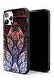 غطاء حماية لجهاز Apple iPhone 11 Pro Max بتصميم زهور كسورية تجريدية
