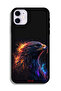 جراب حماية لجهاز Apple iPhone 12 بتصميم فن النسر - 2