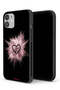 جراب حماية لهاتف Apple iPhone 12 بتصميم قلب لامع