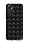 غطاء حماية لهاتف Infinix Hot 20 بنمط خطوط داكنة