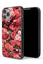 غطاء حماية لجهاز Apple iPhone 12 Pro - لون الخوخ والورود