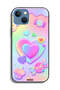غطاء حماية لجهاز Apple iPhone 13 برسومات قلوب البوب - 2
