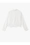 Buttoned Fisto Detailed Long Sleeve Classic Collar Shirt - 2