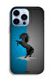 جراب حماية لجهاز Apple iPhone 13 Pro بتصميم فن الحصان - 2