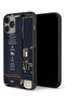 جراب حماية لهاتف Apple iPhone 14 Pro Max بنمط دائرة الهاتف
