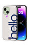 Apple iPhone 15 Plus Protective Case Cover Hello