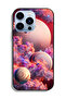 غطاء حماية لجهاز Apple iPhone 13 Pro بتصميم غيوم وفن تجريدي - 2
