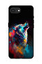 غطاء حماية لجهاز Apple iPhone 16e بتصميم ذئب ملون