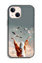 جراب حماية لجهاز Apple iPhone 13 mini بتصميم طيور تحلق - 2
