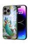 غطاء حماية لجهاز Apple iPhone 15 Pro Max بنقشة الطاووس