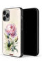 غطاء حماية لجهاز Apple iPhone 14 Pro Max بتصميم فني بألوان مائية وردية