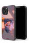 جراب حماية لجهاز Apple iPhone 13 Pro بتصميم فتاة وفن الفضاء