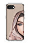 غطاء حماية لجهاز Apple iPhone 16e بتصميم فتاة نصف وجه