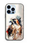 غطاء حماية لجهاز Apple iPhone 13 Pro بتصميم نسر تجريدي - 2