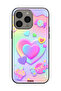غطاء حماية لجهاز Apple iPhone 15 Pro بتصميم قلوب البوب - 2