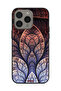 غطاء حماية لجهاز Apple iPhone 15 Pro Max بتصميم زهور كسورية تجريدية - 2
