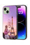 Apple iPhone 15 Plus Protective Case Cover Girl Holding Balloons