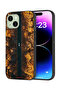 غطاء حماية لجهاز Apple iPhone 15 Plus بتصميم طريق في أشجار الخريف