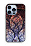 جراب حماية لجهاز Apple iPhone 13 Pro بتصميم زهور كسورية تجريدية - 2