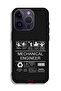 جراب حماية لجهاز Apple iPhone 14 Pro - ملصق مهندس ميكانيكي - 2