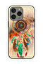 غطاء حماية لجهاز Apple iPhone 15 Pro Max بتصميم ماندالا ريش معلق - 2