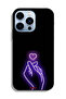جراب حماية لجهاز Apple iPhone 13 Pro على شكل قلب صغير - 2