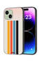 Apple iPhone 15 Plus Protective Case Cover Straight Lines Pattern