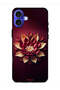 غطاء حماية لجهاز Apple iPhone 16 Plus بتصميم زهور تجريدية