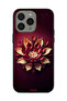 غطاء حماية لجهاز Apple iPhone 15 Pro Max بتصميم زهور تجريدية - 2