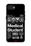 غطاء حماية لجهاز Apple iPhone 16e، ملصق طالب الطب