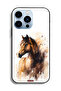 جراب حماية لجهاز Apple iPhone 13 Pro بتصميم حصان تجريدي - 2